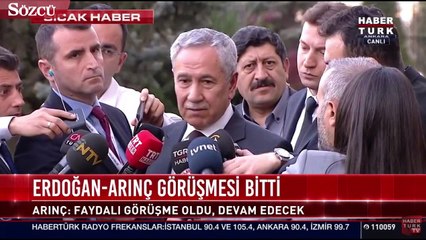 Erdoğan - Arınç görüşmesi sona erdi
