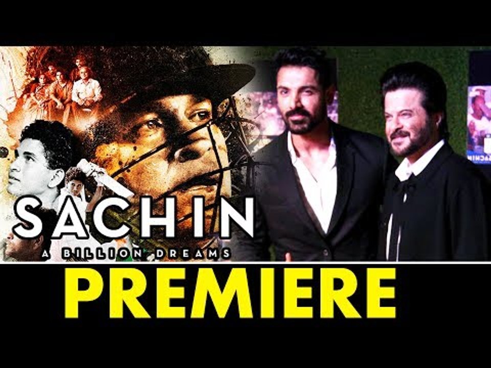 John Abraham और Anil Kapoor पहुचे Sachin A Billion Dreams के GRAND प्रीमियर पर