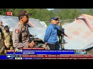 Pemerintah Segera Bangun Fasilitas Sekolah yang Dibakar KKSB