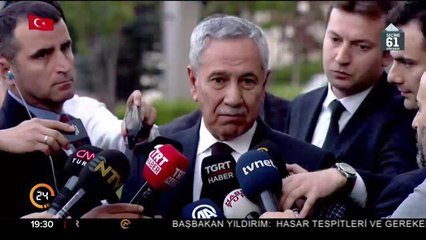 Bülent Arınç açıklama yapıyor