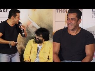 Salman Khan ने Media के सामने उड़ाया Pritam मज़ाक | Tubelight के ट्रेलर Launch पर