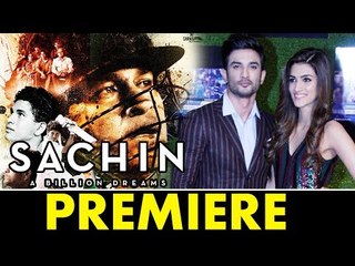 Kriti Sanon और Sushant Singh Rajput पहोचे Sachin A Billion Dreams के GRAND प्रीमियर पर