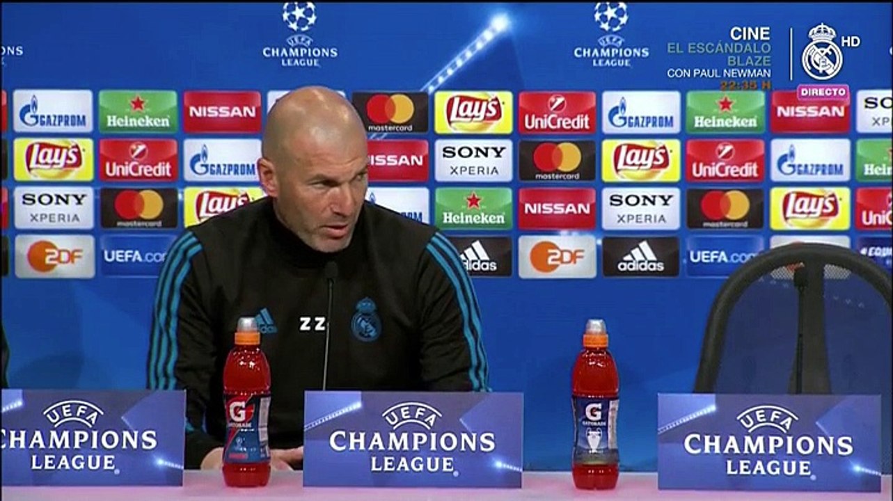 Zidane: "No nos vamos a 'cagar' en los pantalones"