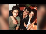 Shahrukh Khan ने बेटे Aryan और Sara Ali Khan के साथ दिया Pose | Karan Johar के Birthday Bash पर