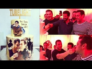 Salman Khan और Kabir Khan ने मनाया उत्सव | Tubelight का किया Cake Cutting Celebration