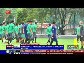 Timnas U-23 Berlatih Jelang PSSI Anniversary Cup