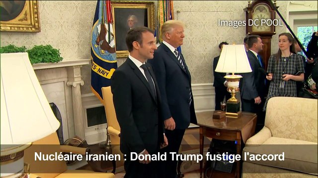 Nucléaire iranien: un accord horrible selon Trump