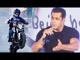Salman Khan ने Stunt Bikers को कहा मत करो ऐसी हरकते | हुए नाराज़
