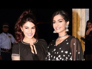 Sonam Kapoor और Jacqueline अपने दिलकश अंदाज़ में पहोचे Gauri Khan के Restaurant Launch पर
