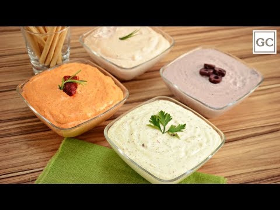 Patês rápidos: calabresa, azeitona preta, presunto e tomate seco | Receitas Guia da Cozinha