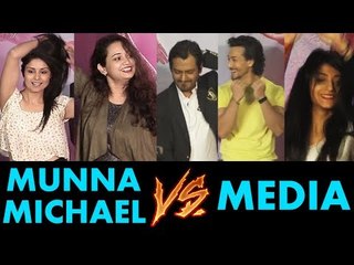 Tiger की Munna Michael Team विरुद्ध Media Team Dance Live | Munna Michael का Swag Song Launch