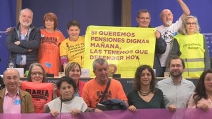 Pensionistas defienden ante el Parlamento Europeo una jubilación digna