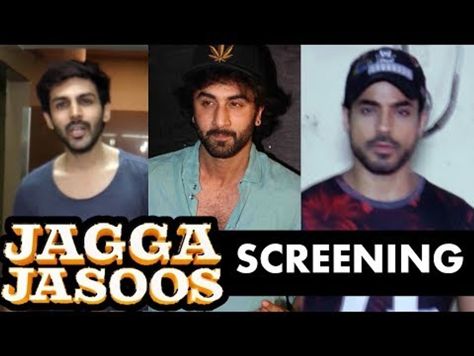 Kartik Aaryan और Gautam Gulati पोहचे Jagga Jasoos के Special Screening पर