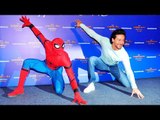Spider-Man Homecoming हिंदी | Press Conference | Tiger Shroff Spiderman के रूप में