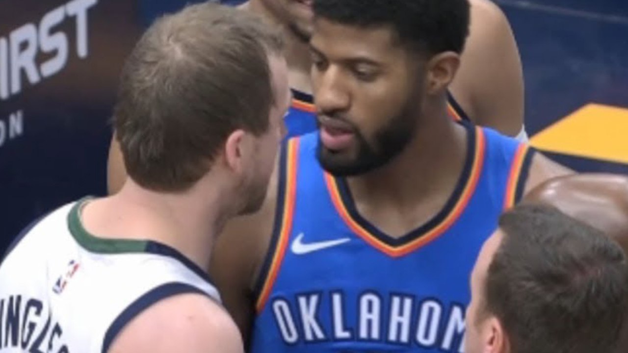 Paul George & Joe Ingles CUSS Each Other Out Sparking The Best Playoff Feud!