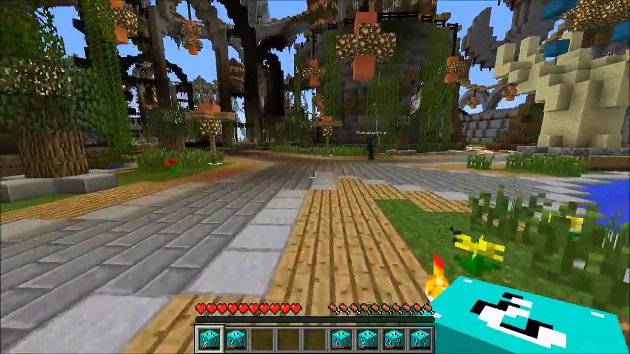 140.Minecraft- BLUE UNLUCKY BLOCK CHALLENGE GAMES - Lucky Block Mod - Modded Mini-Game