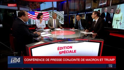 Édition spéciale | Conférence de presse conjointe d'Emmanuel Macron et Donald Trump | 24/04/2018