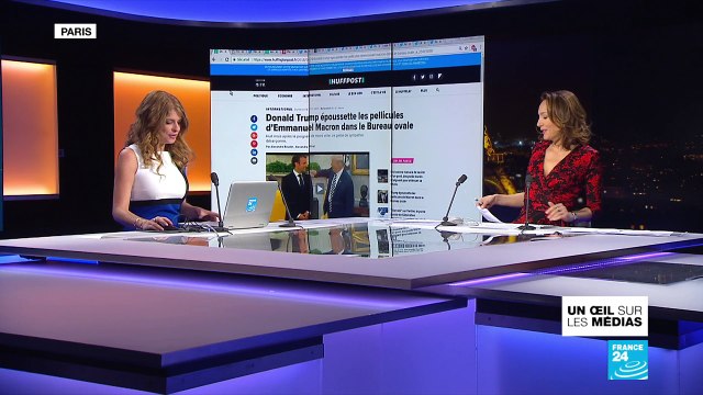 Entre Donald Trump et Emmanuel Macron, des gestes de sympathie très remarqués