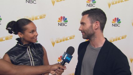Adam Levine & Alicia Keys on Balancing Careers With Kids