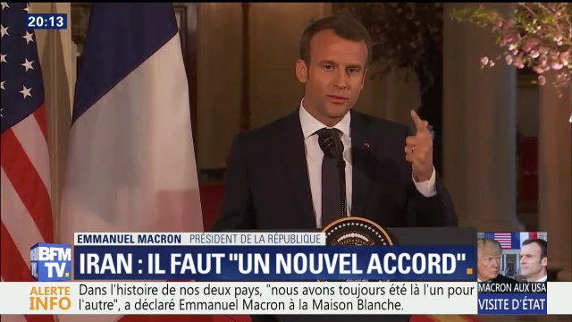 Visite de Macron à Trump: les lignes initiales ont bougé sur le sujet de l'Iran