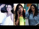 Sridevi, Janvi Kapoor और Alia Bhat दिखाई दी Juhu Salon में Hair Cutting के लिए