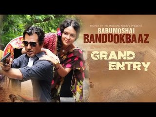 Nawazuddin और Bidita की सायकल रिक्शा पे Grand Entry | Babumoshai Bandookbaaz Trailer Launch पर