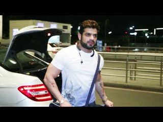 Karan Patel दिखाई दिए Mumbai Airport पर