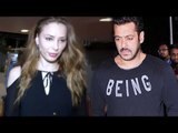 Salman Khan और Iulia Vantur दिखाई दिए Mumbai Airport पर
