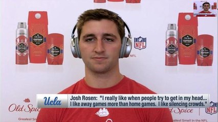 Josh Rosen on draft rankings: 'We'll see who the last quarterback standing is'