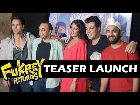 Fukrey Returns मूवी का टीज़र लॉन्च | Varun Sharma, Pulkit Samrat, Richa Chadda, Mrigdeep S Lamba