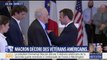 Emmanuel Macron décore trois vétérans américains de la Seconde guerre mondiale