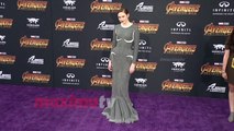 Karen Gillan “Avengers Infinity War” World Premiere Purple Carpet