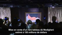 Mise en vente d'un rare tableau de Modigliani estimé à $150m