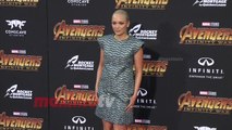 Pom Klementieff “Avengers Infinity War” World Premiere Purple Carpet