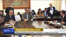 China se manifiesta dispuesta a aumentar su cooperación con Perú