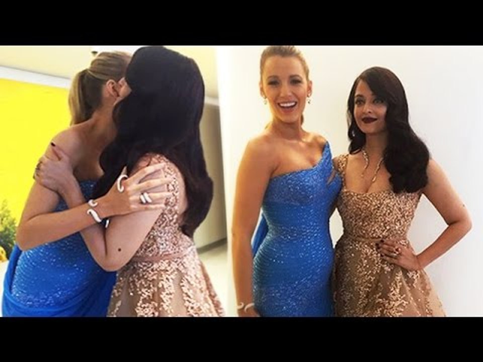 Aishwarya Rai With Hollywood Star Blake Lively - Cannes 2016
