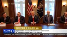 El presidente estadounidense anuncia la imposición de aranceles sobre el acero y el aluminio