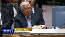 Mahmoud Abbas insta al Consejo de Seguridad de la ONU a facilitar negociaciones de paz con Israel