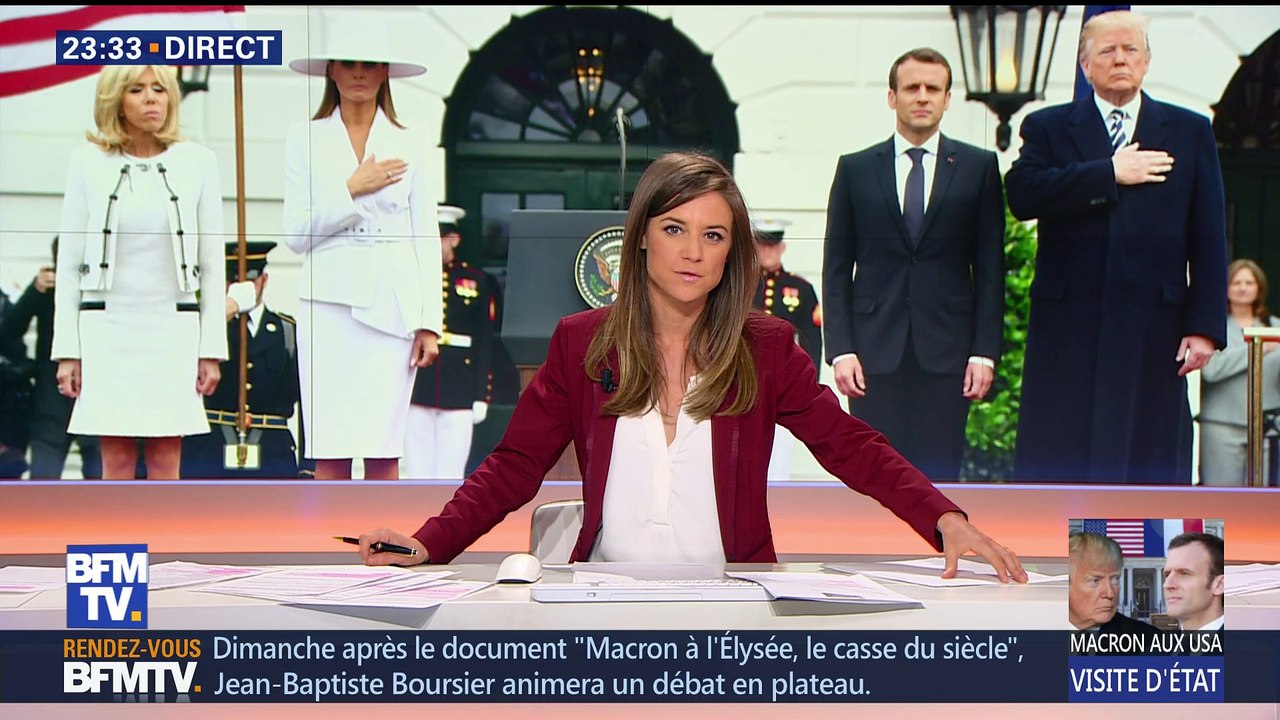 Visite d'État aux États-Unis: Macron décore des vétérans américains