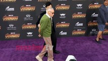 Stan Lee “Avengers Infinity War” World Premiere Purple Carpet