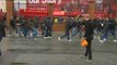 Fans clash ahead of Liverpool's win over Roma