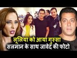 सलमान खान के बारे मै पूछे जाने पर Iulia को आया गुस्सा,Javed Sheikh ke sath salman ने खीची फोटो