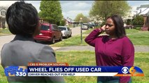 Woman Issues Warning After Wheel Flies Off Her Recently Purchased Used Car