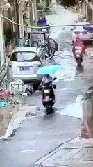 PARENTS BEWARE! Motorcyclist ran over kid and JUST rode off..