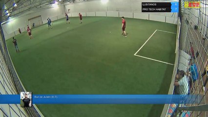 But de Julien (6-7) - LUSITANOS Vs  PRO TECH HABITAT - 24/04/18 20:00 - LIGUE 1 - Poitiers Game Parc