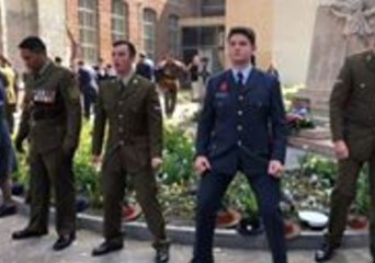 Kiwi Soldiers Perform Powerful Haka at Le Quesnoy, France