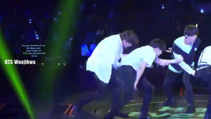 180424 BTS Live perform DNA + Baepsae + Best of me + Let go at Fanmeeting Osaka Day2 (Fancam)