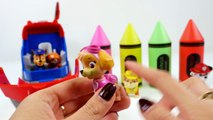 Mejores Videos para Niños Aprendiendo Colores - Paw Patrol Crayons and Surprises Learning Colors