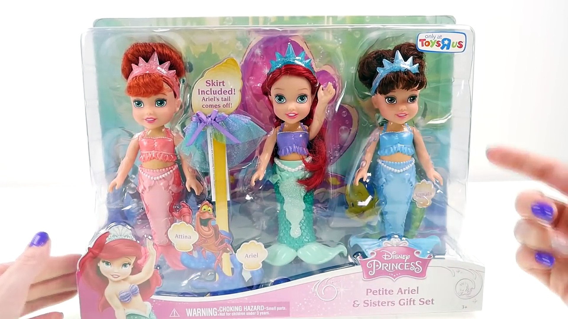La Sirenita Ariel Le Hace Una Broma a Ursula ♚ Juguete Mini Ariel y Hermanas Juguetes DCTC - video dailymotion