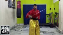 How to draw the samurai sword  from saya ( japanese sword scabbard ) - Nukitsuke  by  Amritmoy Das in [Hindi - हिन्दी]